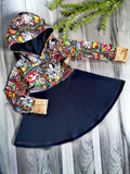 Grow-with-me hooded dress