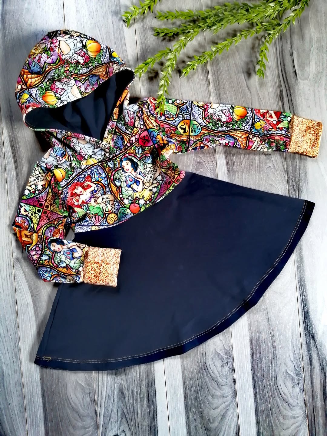 Grow-with-me hooded dress