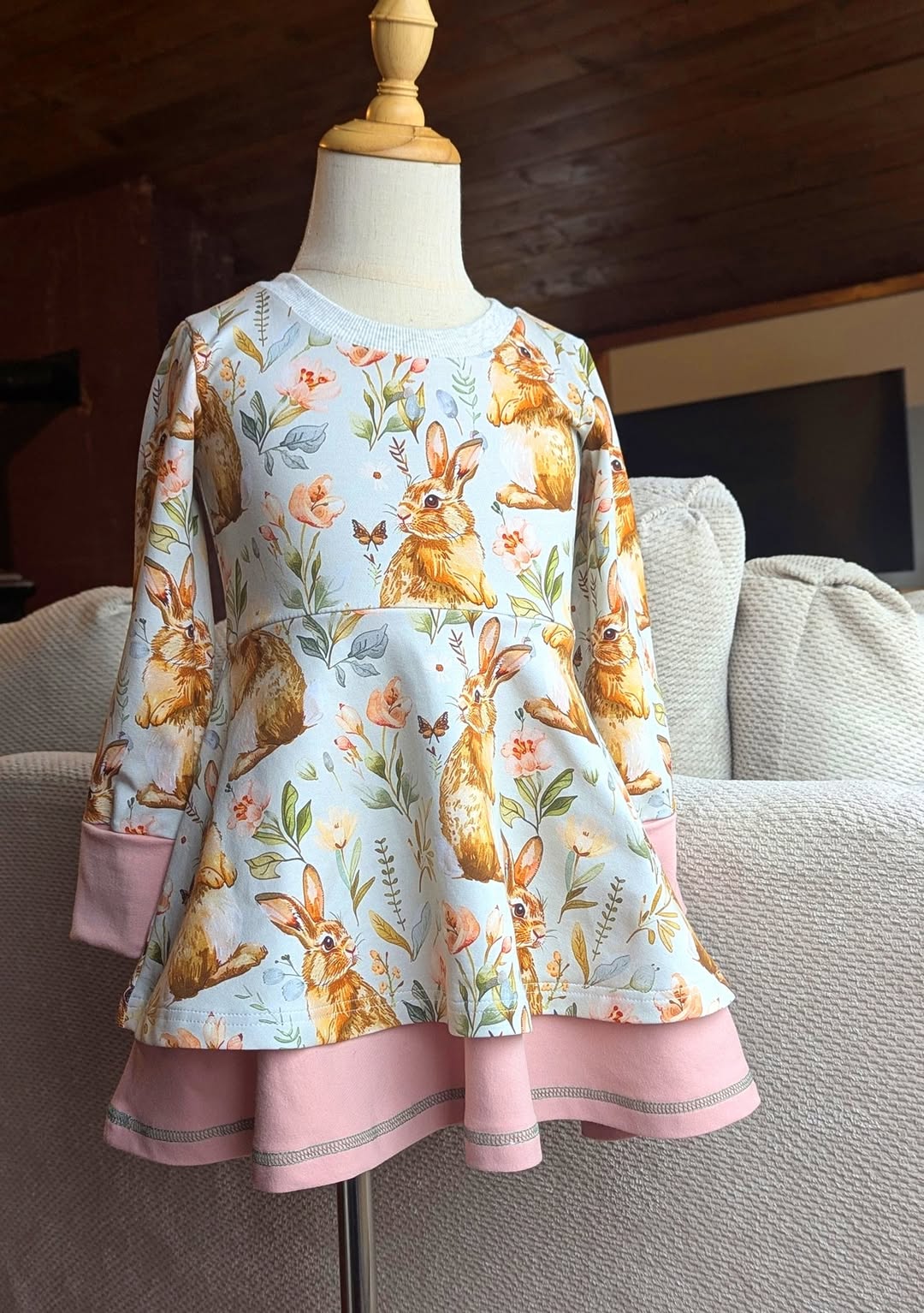 Double skirt grow-with-me dress