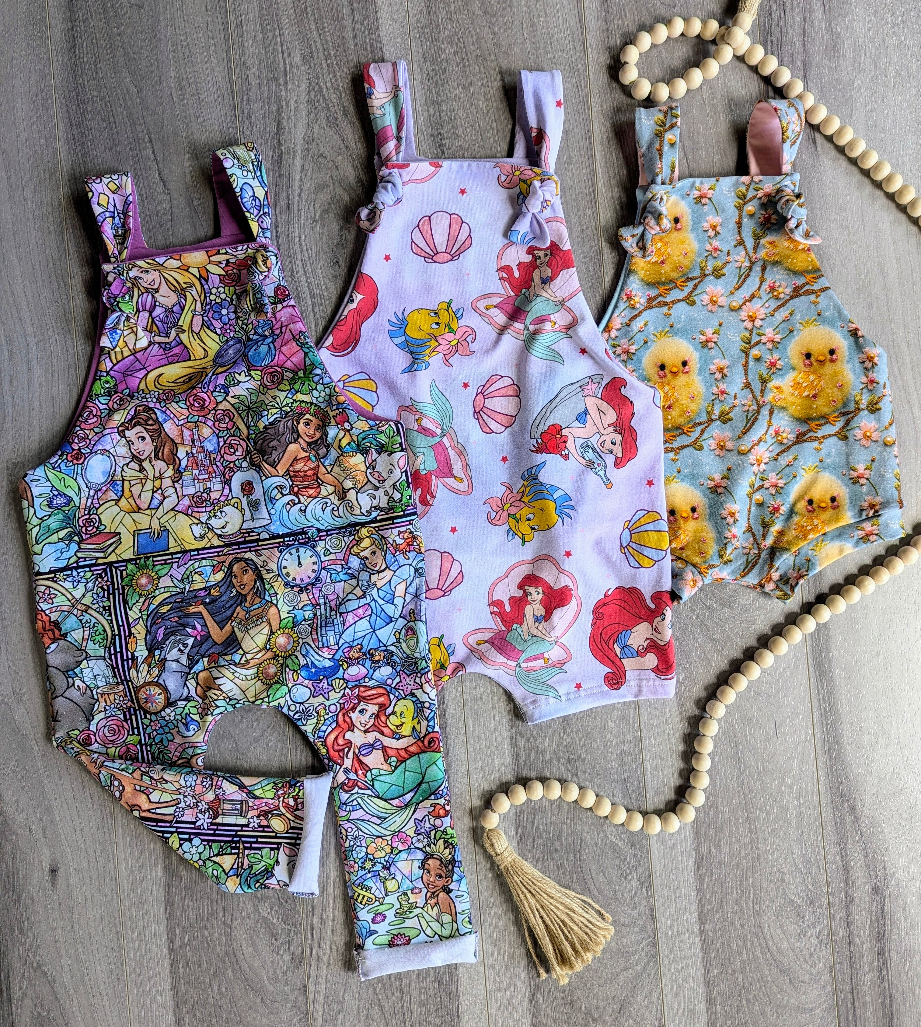Rompers: pants, shorts, diaper cut