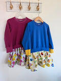 One piece sweater skirt dress