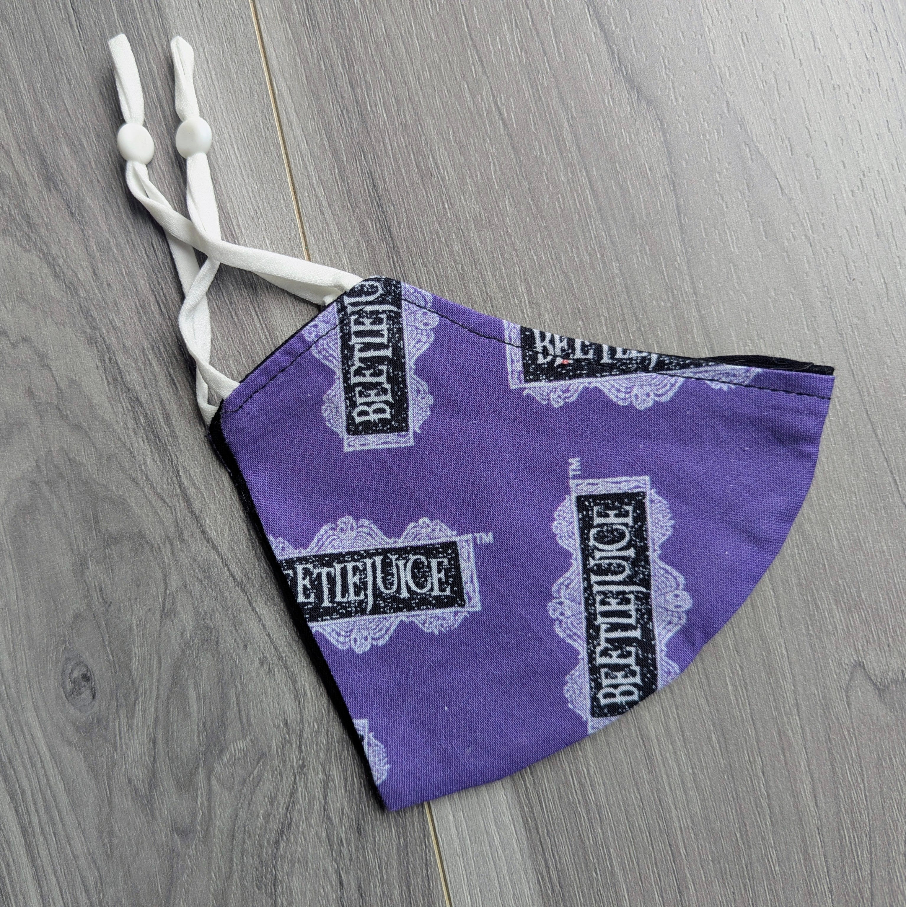 Beetlejuice women's size face mask