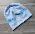 Watercolor slouchy beanie
