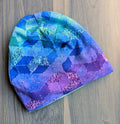 Geo sparkle beanie