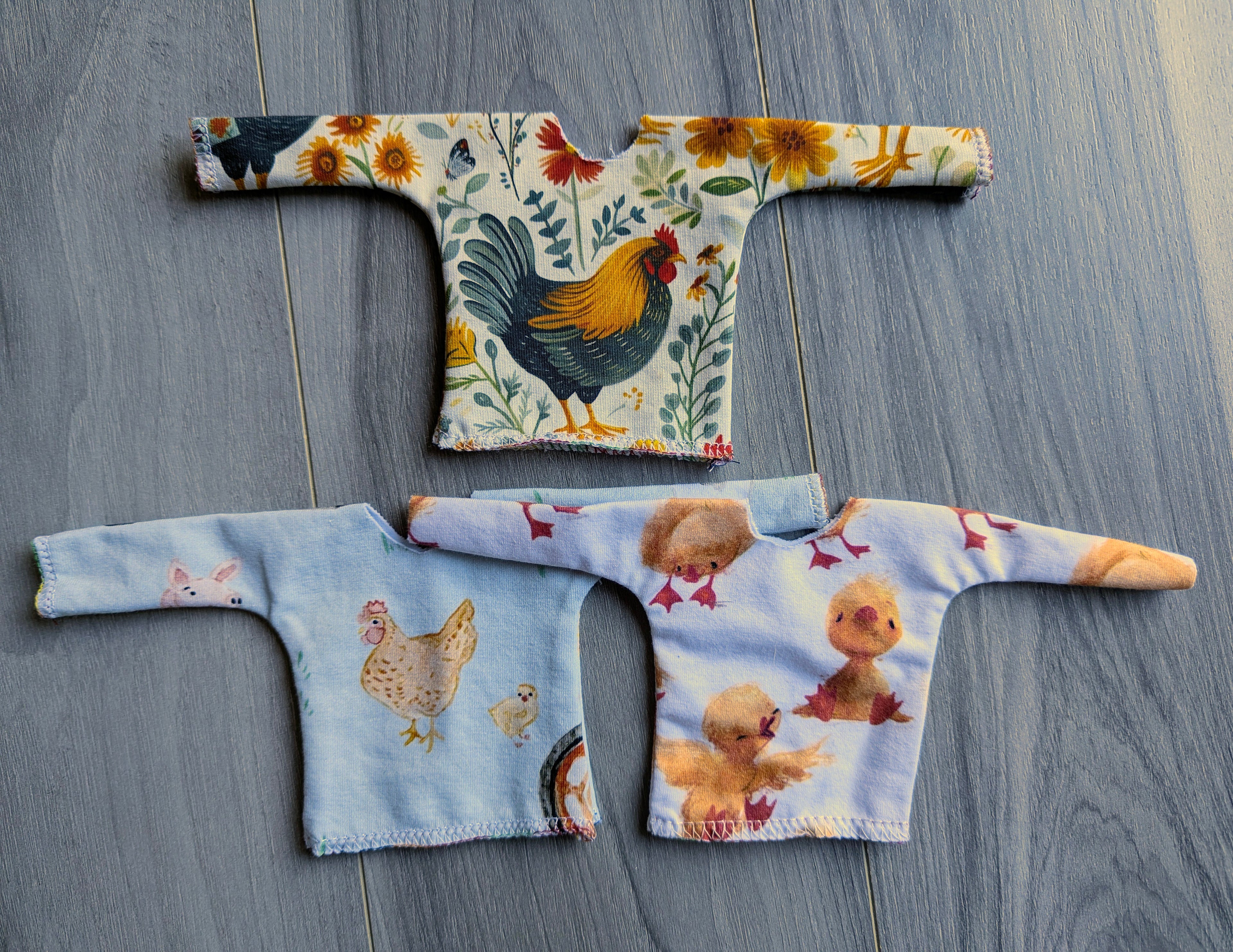 Elf on the shelf clothes - chicken pack