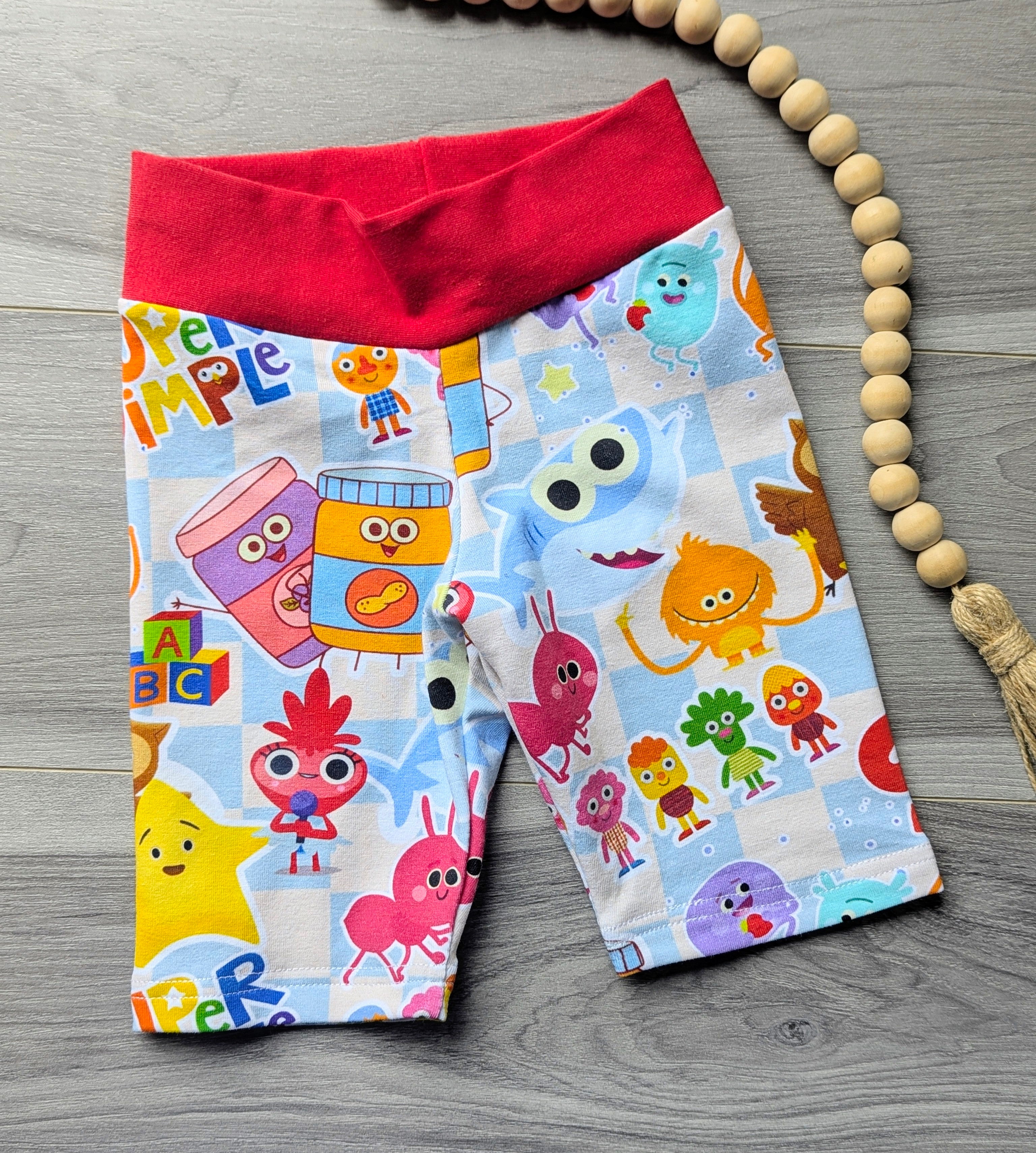 Super Simple Songs biker shorts size 1 year