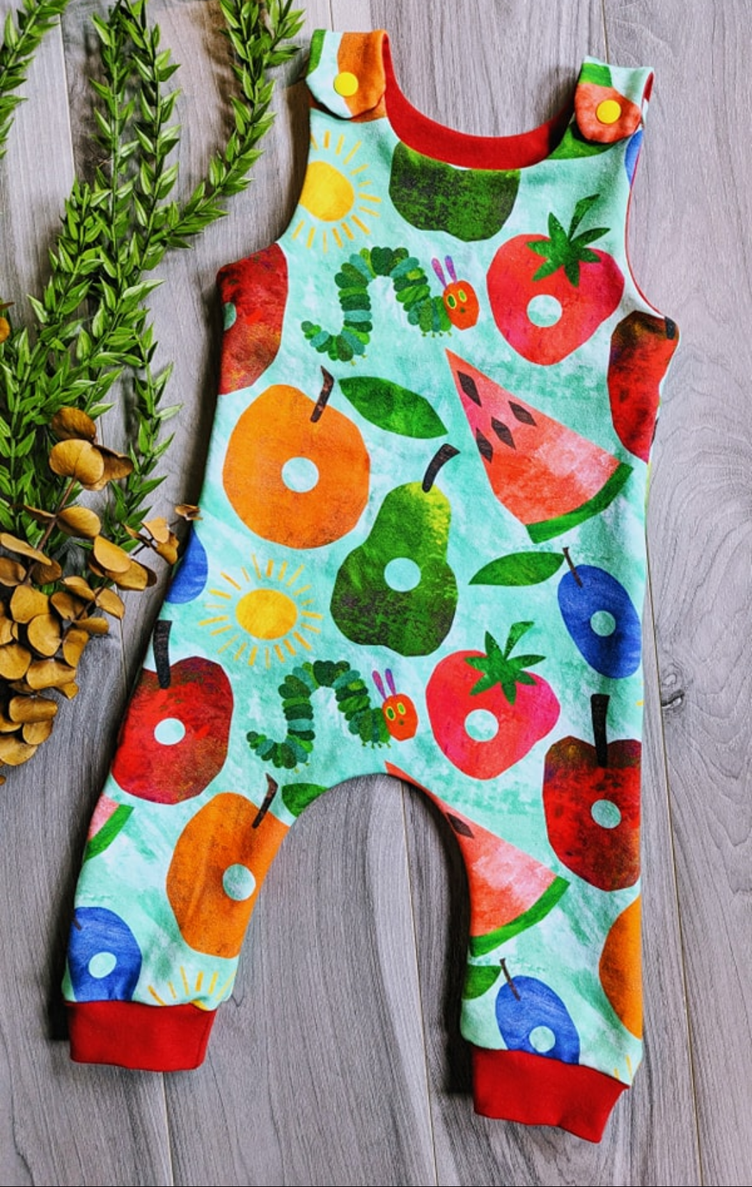 Overall style romper